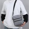 Bolso de hombro para hombre, de negocios, de ocio, de gran capacidad, portátil, con cremallera, multicapa, impermeable, de verano, bolsos cruzados para hombre