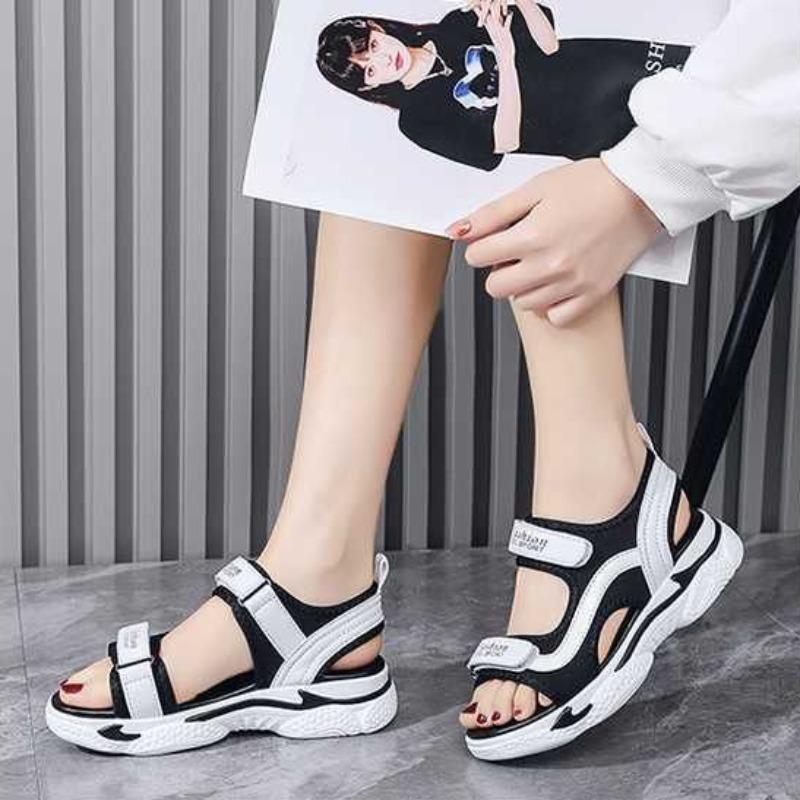 Fashion Woman Shoes Outdoor Platform Leather Sandals for Women Beach Daily Vip Chic and Elegant Wholesale Comfortable Summer 2024 H Shoe