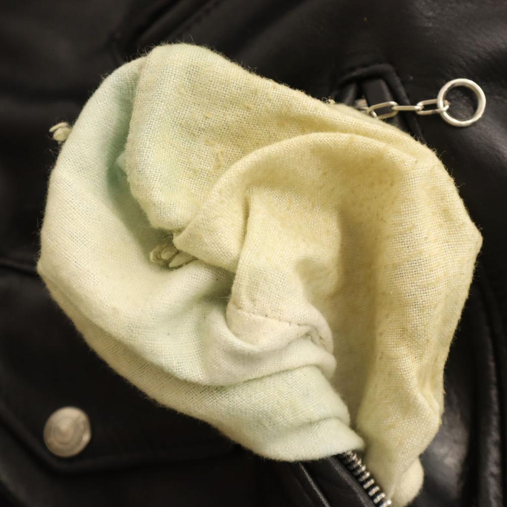 SCHOTT 80s 618 Vintage USA Made IDEAL Zip Double Riders Jacket 36 Black Men's Used