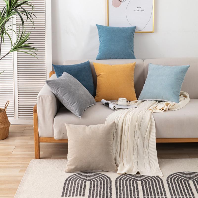 Japanese Style Waterproof Solid Color Sofa Cover - Full Protector Cushion