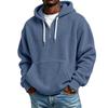 Men's Casual Hooded Sweatshirt Long Sleeve Lined Pullover for Everyday Wear