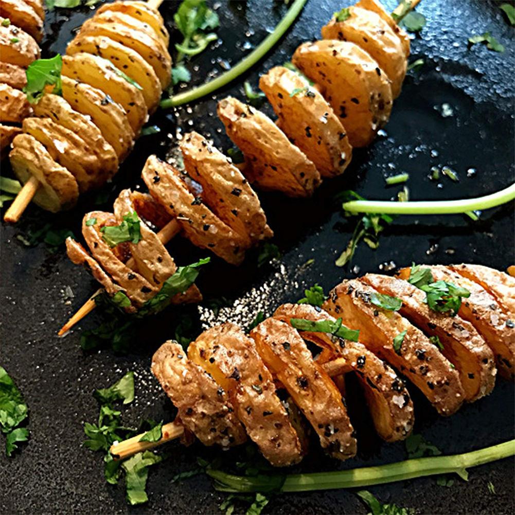 Potato Spiral Cutter Chips Stainless Steel Vegetable Slicer Kitchen Tools