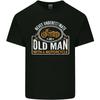Old Unisex With a Motorcycle Biker Motorcycle Unisexs Light Cotton TShirt