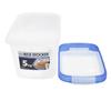 Iwasaki Kogyo B-1900, Made In Japan, Antibacterial Sliding Rice Container, Type 5, 6.8L