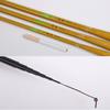 Canna da Pesca Ultracorta Mini Portatile 1.8-6.3M Pesca in Torrente Canna da Pesca Telescopica in Fibra di Carbonio Ultraleggera per Gamberi Carpa Canna da Mano