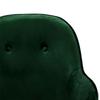 Rocking Chair Dark Green Velvet