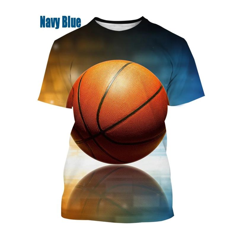 Paint Splatter Basketball T-Shirt Men Women 3D Print Graphic Tee  Summer Outdoor Sports Quick-Drying Casual Fashion Streetwear