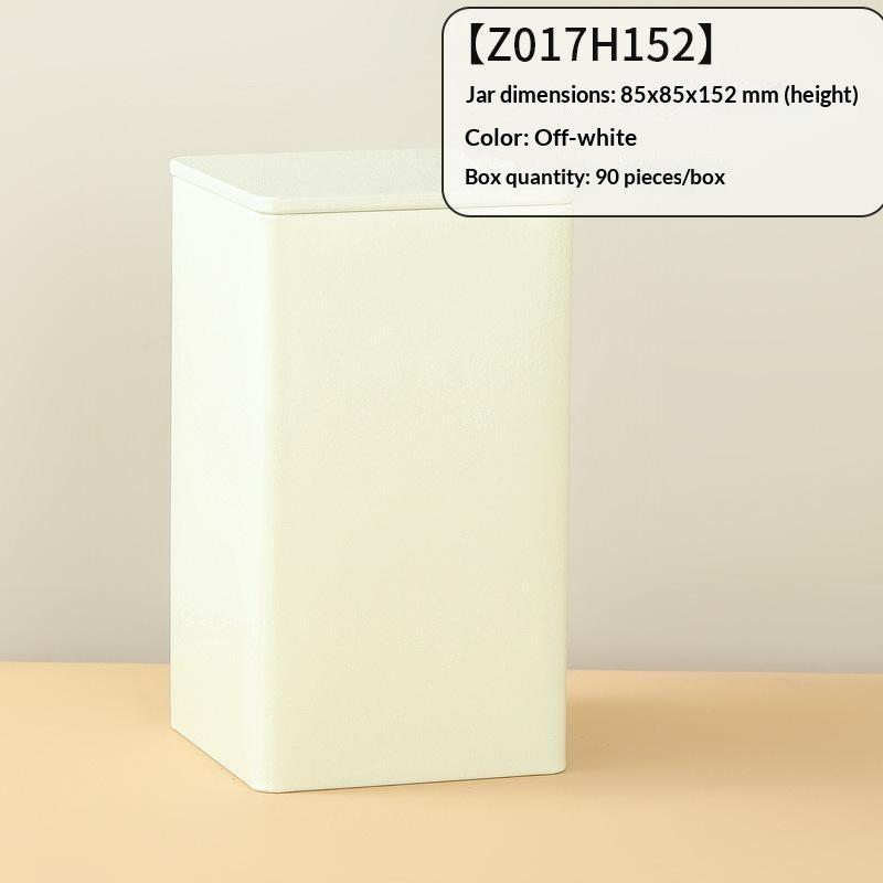 Coffee Bean Tea Leaf Sugar Storage Jar Empty Tea Tinplate Container Condiment,Coffee Bean Pot Containers Desktop Tea Bag Tin