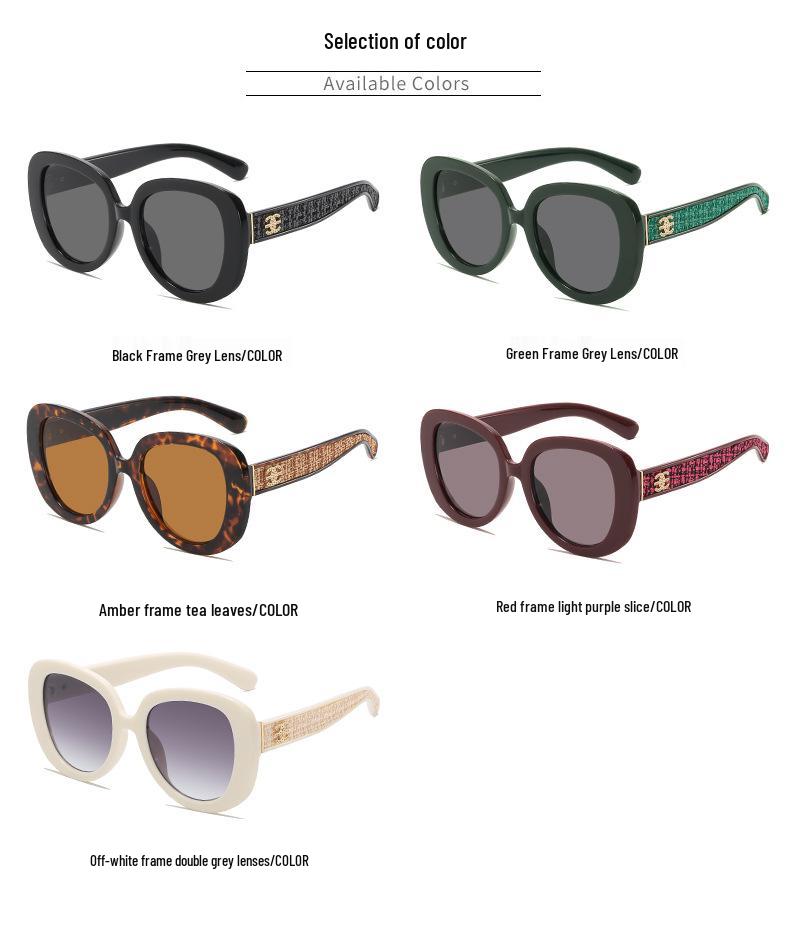 2026 Women's Retro Leopard Print Large Frame Sunglasses with UV Protection - High-End Fashion Trend