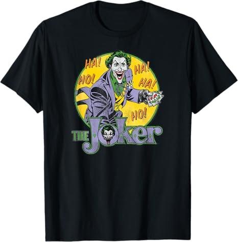 Comics Ha Ho Ha Ha The Joker Black TShirt S