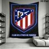 Neon Lights Atltico Madrid Crest Threepiece Set 1 Duvet Cover 2 Pillowcase Without Core Soft And Comfortable Christmas Birthday Gift