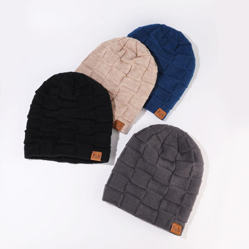Winter men's velvet scarf fashionable and simple solid color scarf outdoor riding thickened plaid warm neck cover