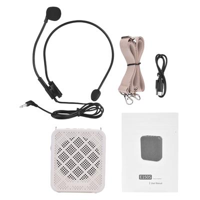 TAKSTAR Voice Amplifier Portable Megaphone PA System with Wired Headset Microphone MP3 AUX Input