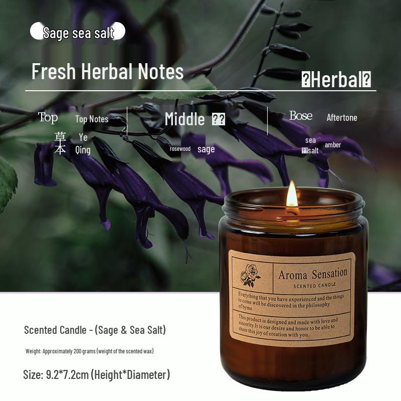 Aromatherapy Soy Wax Candle Gift Set - Smokeless, Essential Oil, Plant-Based, Scented Birthday Candles