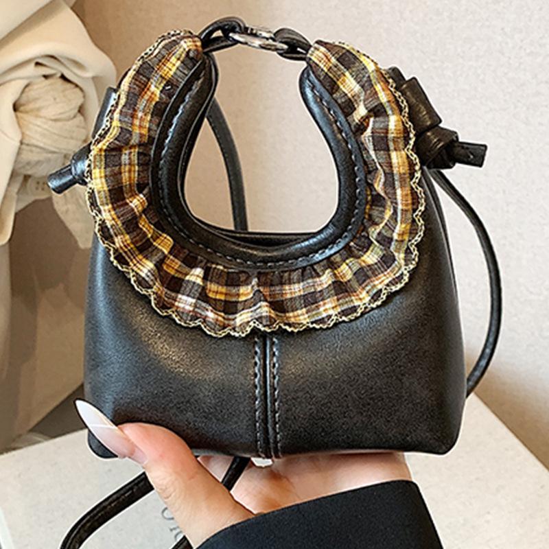 Mini Hand-held Small Bag, Fashionable and Niche Design Crossbody Bag, Stylish Lace Coin Purse