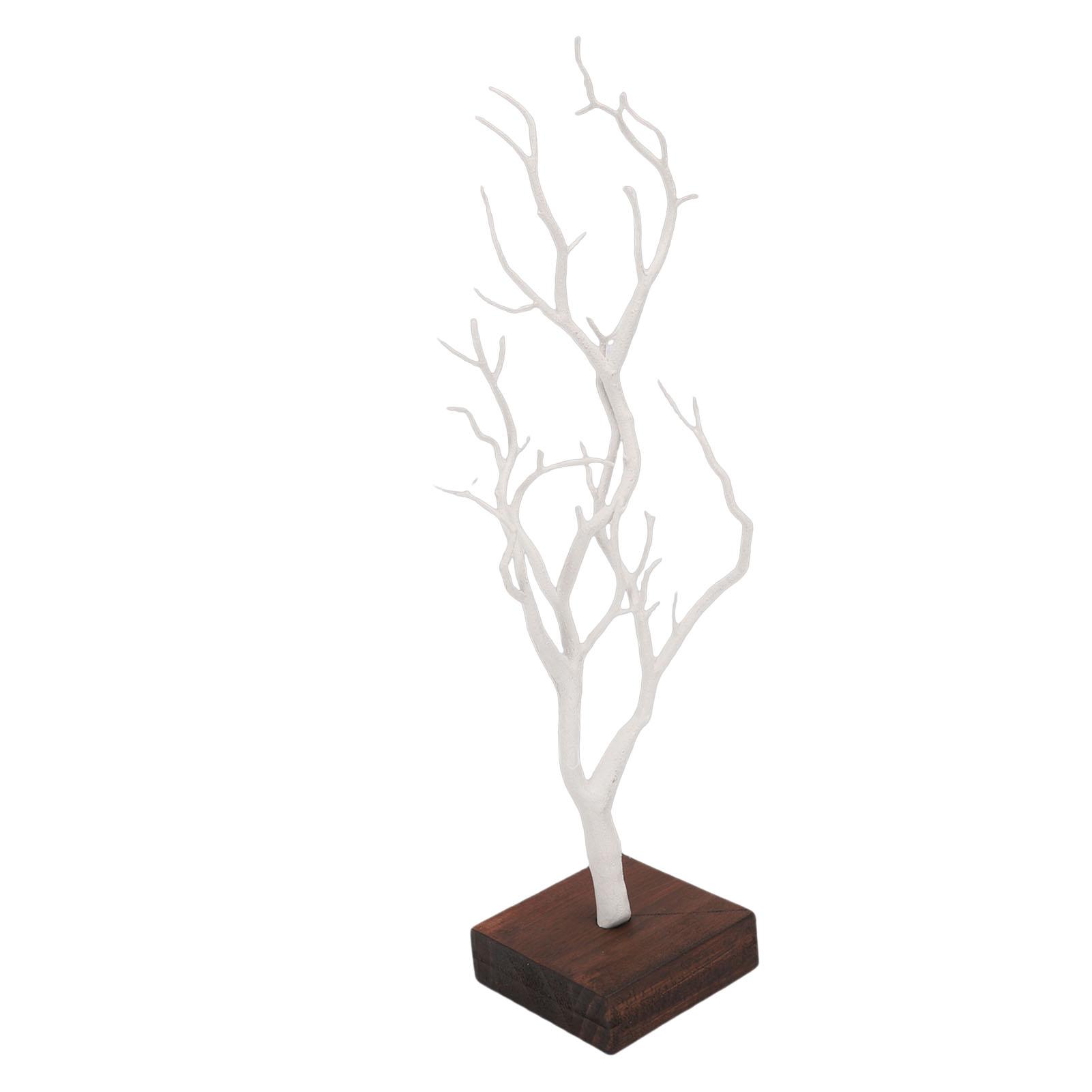 Cosyhome Jewelry Tree Stand Branch Shaped Ear Necklace Jewelry Tree Display Rack With Stable Base