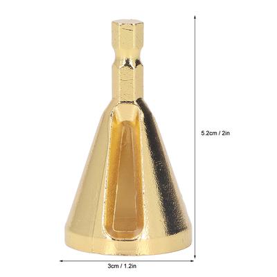 2pcs Deburring External Chamfer Tool Remove Burr Quick Release Hex Shank 3 Slot Deburring Chamfer