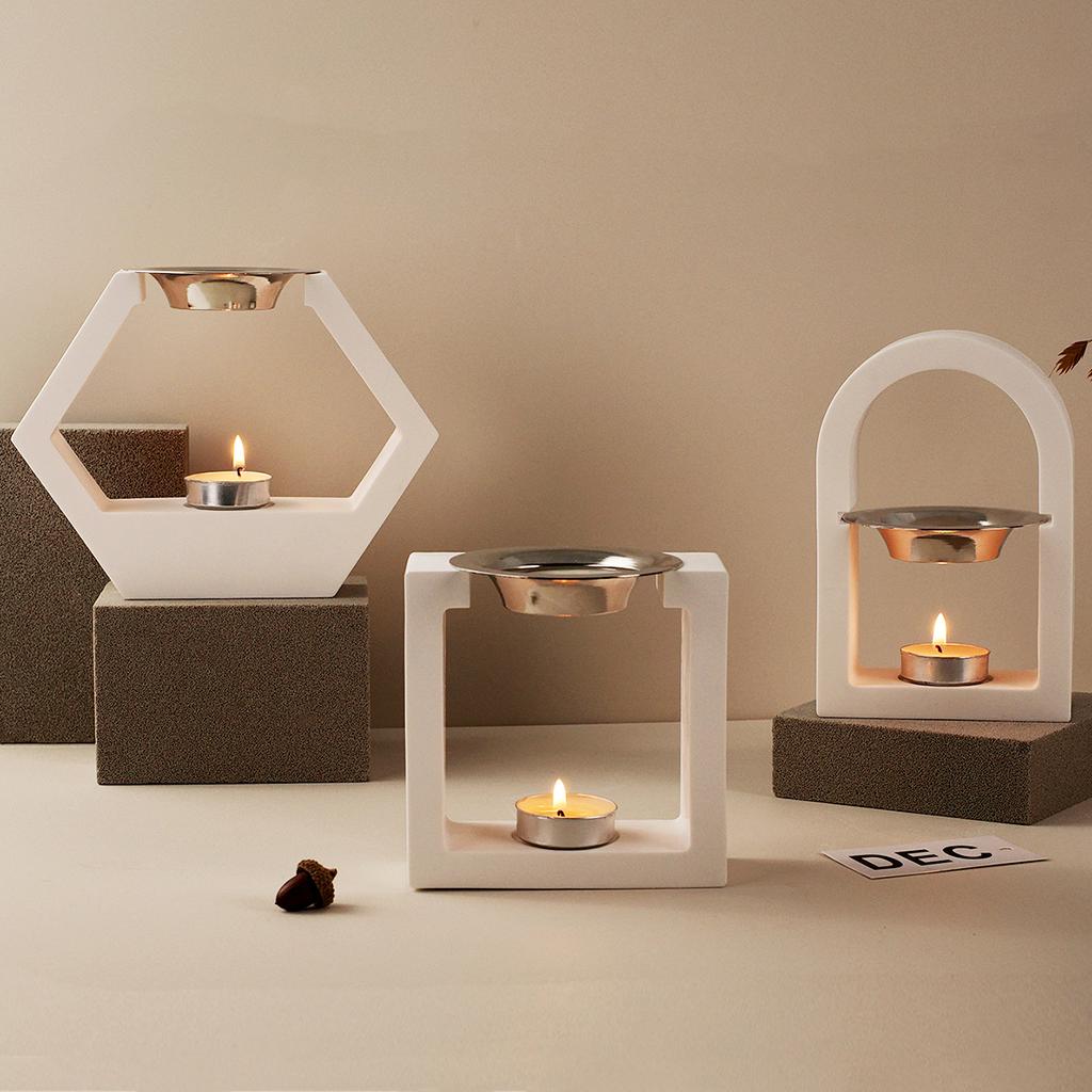 DIY Esenciální olej Difuzní Svícen Silikonová Forma Beton Cement Aromaterapie Difuzní Pec Forma Moderní Domácí Dekor