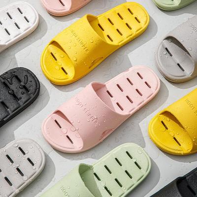 Leakproof Women's Summer Slippers - Non-slip Indoor/Outdoor Bathroom Shoes for Couples