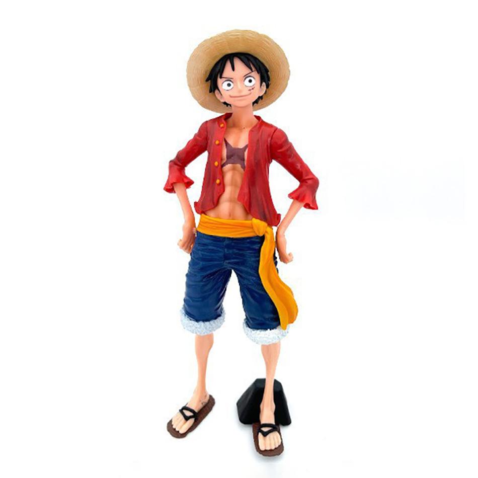 Anime One Piece Akční Sebevědomý Usměvavý Luffy Tři Formy Měnící Tvář Panenka Figurka Model Dárky pro Děti Hračka Auto Stolní Ozdoba