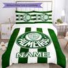 3pcs Football22 Cover Set - Personalized Name, HD Printed Bedding with 1 Cover and 2 Pillowcases - Perfect for Home Decor, Easy Care