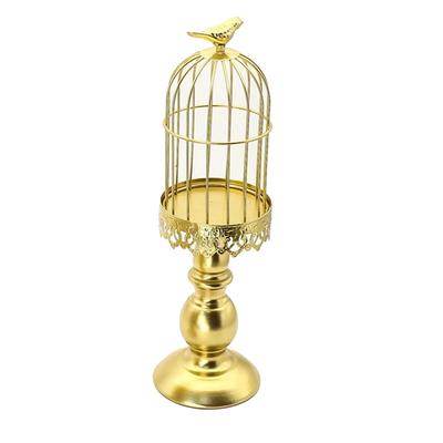 M-Modern-Vintage Bird Cage Candle Holder Wedding Table Decoration Props Wedding Decoration Metal Iron Candle Holder Easy To Use