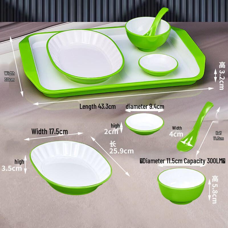 Commercial Canteen 4-Piece Dinnerware Set