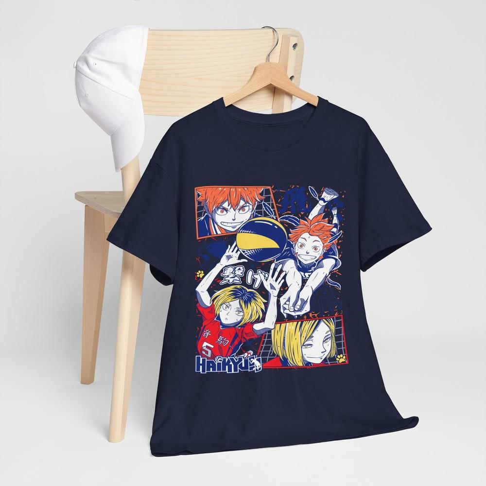 Hinata Shoyo Unisexga Strip Haikyuu Haikyu Anime Unisex Tshirt TShirt Tee ALL SIZE M