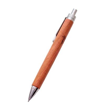 Corale Wooden Mechanical Handcrafted by an Made In Japan (Colare) Pencil, 0.5mm Lead, Pink/Ivory, Artisan, (Straight Line)