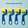 Kid's Sponge Stamp Ink Pad and Roller Set for Painting and Drawing