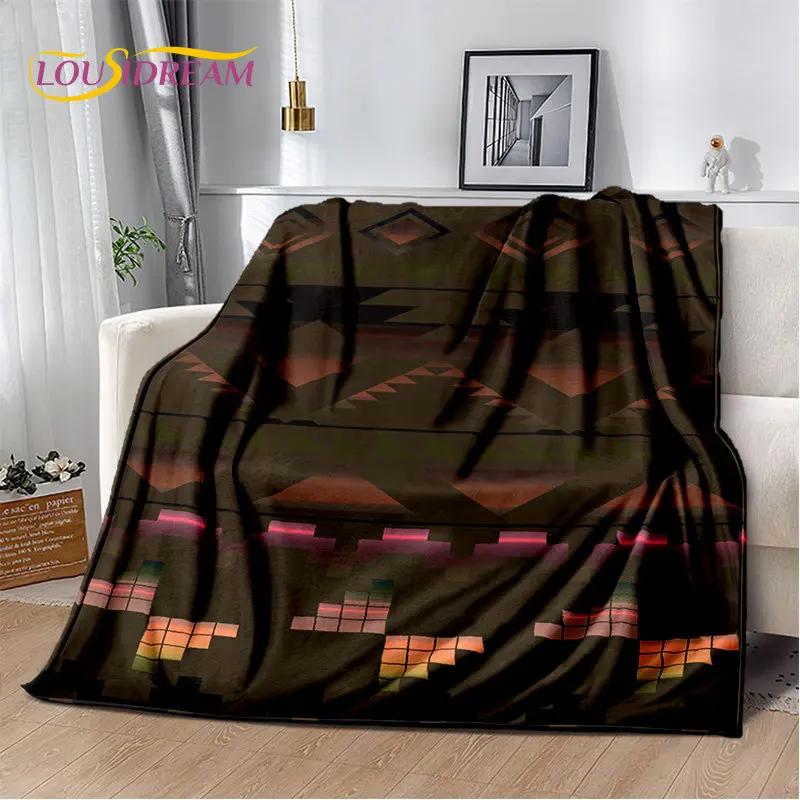 Bohemia Nordic Persia Series Soft Plush Blanket,Flannel Blanket Throw Blanket for Living Room Bedroom Bed Sofa Picnic Cover Kids