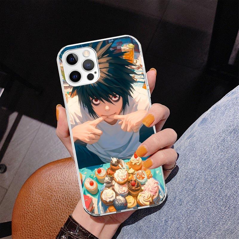 N-Note D-Death L Lawliet Phone Case For iPhone 17 Air 16 Pro Max 16E 15 + 14 Plus 11 12 13 Mini 7 8 SE Gift Print Cover Fundas