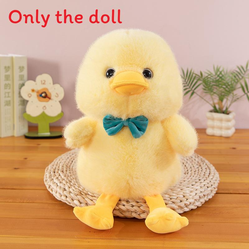Tie Bow Cute Cartoon Duck Animal Plush Toy For Children And Collectors Toy