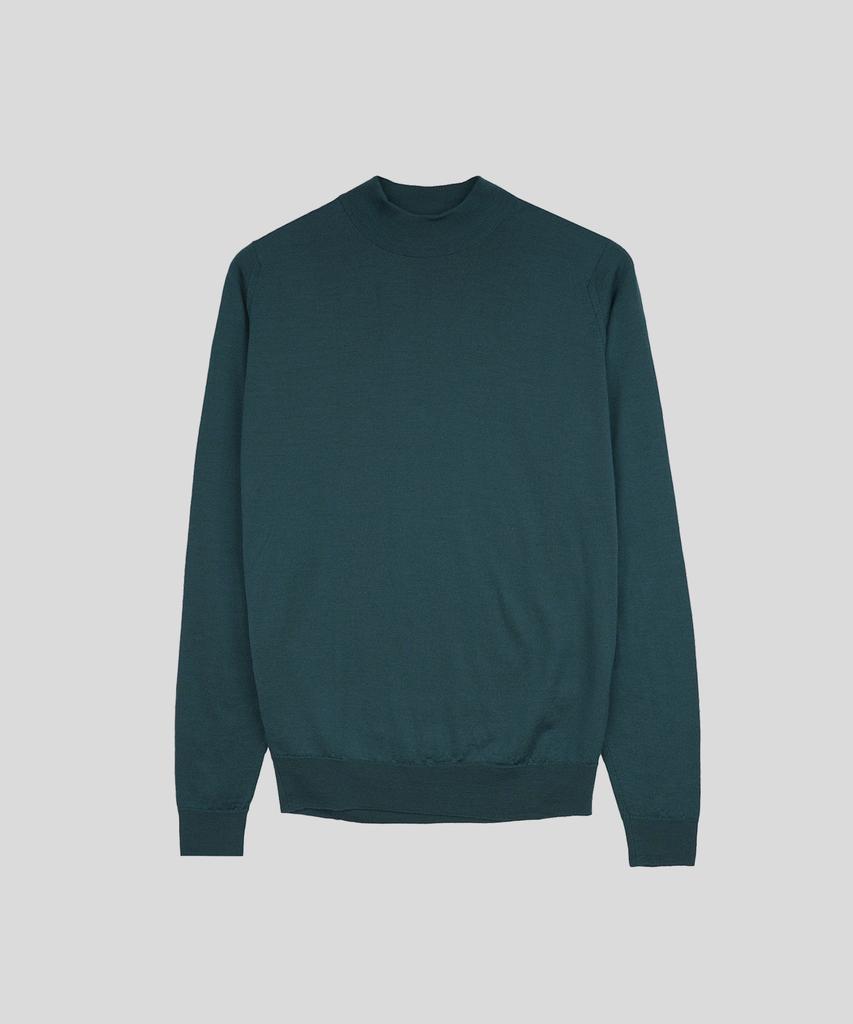 Jonseumedeulli Harcourt Merino Wool Mock Neck Knit Heritage Two 8 Colors