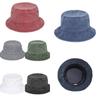 Vintage Baumwoll-Bucket-Hat für Männer und Frauen mit breiter Krempe