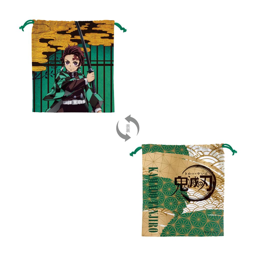 Demon Kimetsu No Yaiba Kamado Tanjiro Drawstring Bag Slayer
