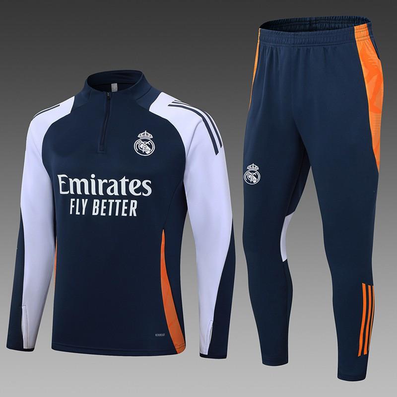 Mens Long Sleeve Half-Zip Soccer Training Jersey 2425 Club Team Sports Activewear