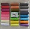 36-Color Polyester DIY Sewing Thread Set - 400 Yards with Bobbins