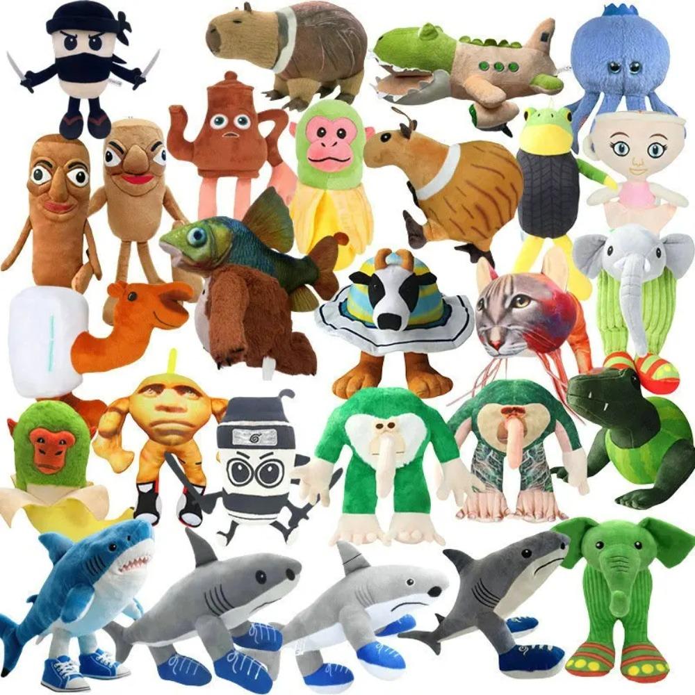 Tralalelo Tralala Plüsch Tungtungtung Italienischer Hirnfäule Al TralaleDoll Plüschtier Freundin Niedliches Kind Kinder Geburtstagsgeschenk
