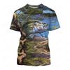 Creative Printed Pattern Short Sleeved Carp 3D Digital Printed Loose Fit Men's T-shirt