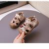 Summer children's creek sandals single mesh boys' sports sandals hollow fashion girls' bag head shoes non-slip soft sole