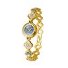 Women's Watch Natural Blue Shell Dial Bracelet Elegant Crystal Dress Watches for Women Fashion Luxury Small Quartz Ladies Clock
