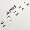 3D ABS Chrome Black Cooper S Letters Logo Countryman Emblem Car Bagde for MINI R60 F60 U25 JCW R53 Trunk Sticker Accessories Lzkpf00