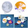 Dragon Cup Mat Silicone Mold Custom Table Decor Resin Coaster Silicone Molds