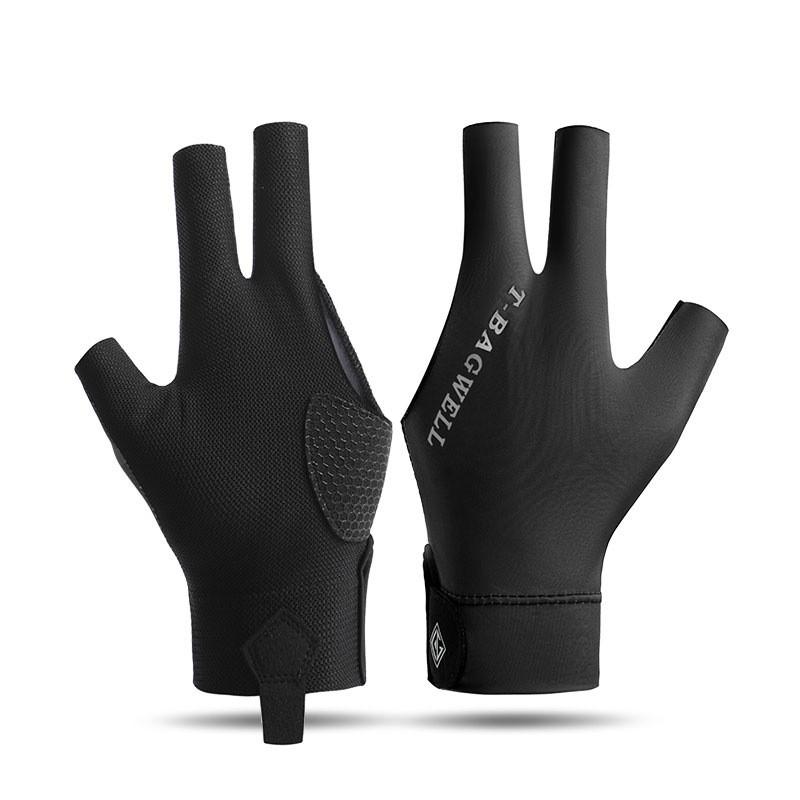 Snooker Billiards Glove Left Hand Half-Finger Anti-Slip Nylon Performance Pool Cue Control