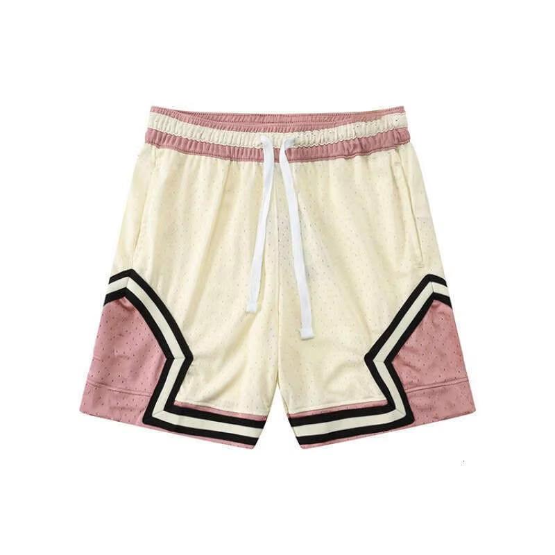 New Summer Fashion Vintage Style American Loose Basketball Shorts Adult Athletic Unisex Basketball Quick-drying Short Pants