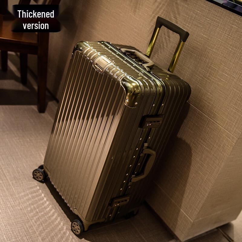 PACKAGE FASHION Thickened Aluminum Frame Luggage 20 inch