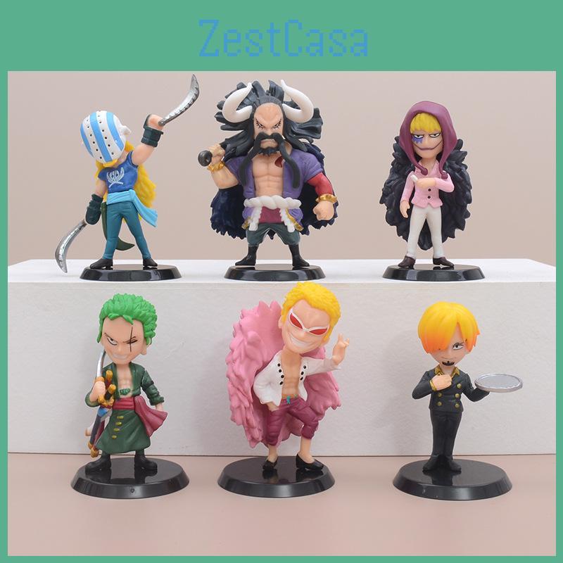 One Pvc Piece Model Ornament Set Of Six For Anime Enthusiasts And Display
