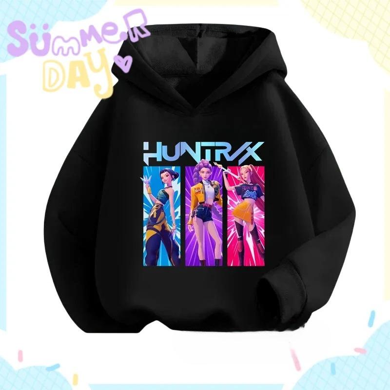 Bluzy Bluzy Dziewczęce Dziecięce Dziewczęce Kreskówkowe z Nadrukiem Bluza z Kapturem Moda Casualowa Bluza z Kapturem