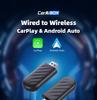 Wireless 2 In1 CarPlay Adapter for Apple iPhone Android Wired To Wireless Carplay AI Box USB Type C Connection Auto Car Dongle
